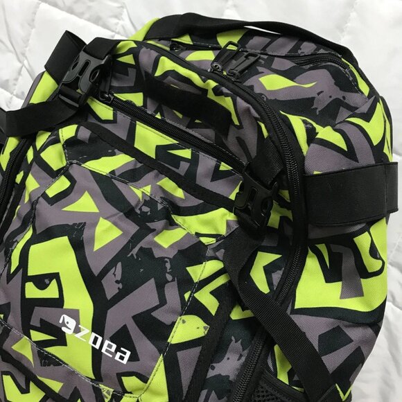 ZOEA Youth Baseball Backpack + T-Ball Rawlings Black Helmet Size 6-1/4 - 6-1/8 - Picture 6 of 6